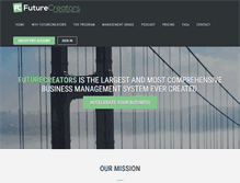 Tablet Screenshot of future-creators.com